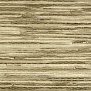 Medium Beige Grasscloth Wallpaper Natural ZN89472 Double Rolls