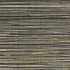 Black Beige Natural Grasscloth Wallpaper SAMPLE