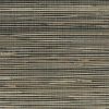 Black Beige Natural Grasscloth Wallpaper SAMPLE