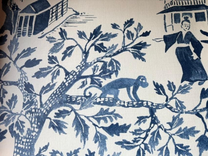 Anna French wallpaper toile page