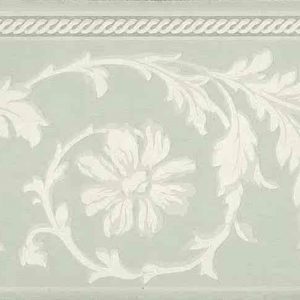 Green Cream Floral Wallpaper Border RP2238-B FREE Ship