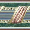 wallpaper border rope tassel, blue, green, red, bedroom, study, dining room, classic, traditional