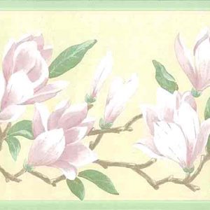 Magnolia Vintage Wallpaper Border Kitchen Cottage RKB9120B FREE Ship