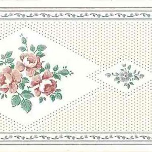 Cream Sampler Vintage Wallpaper Border AW3194 FREE Ship