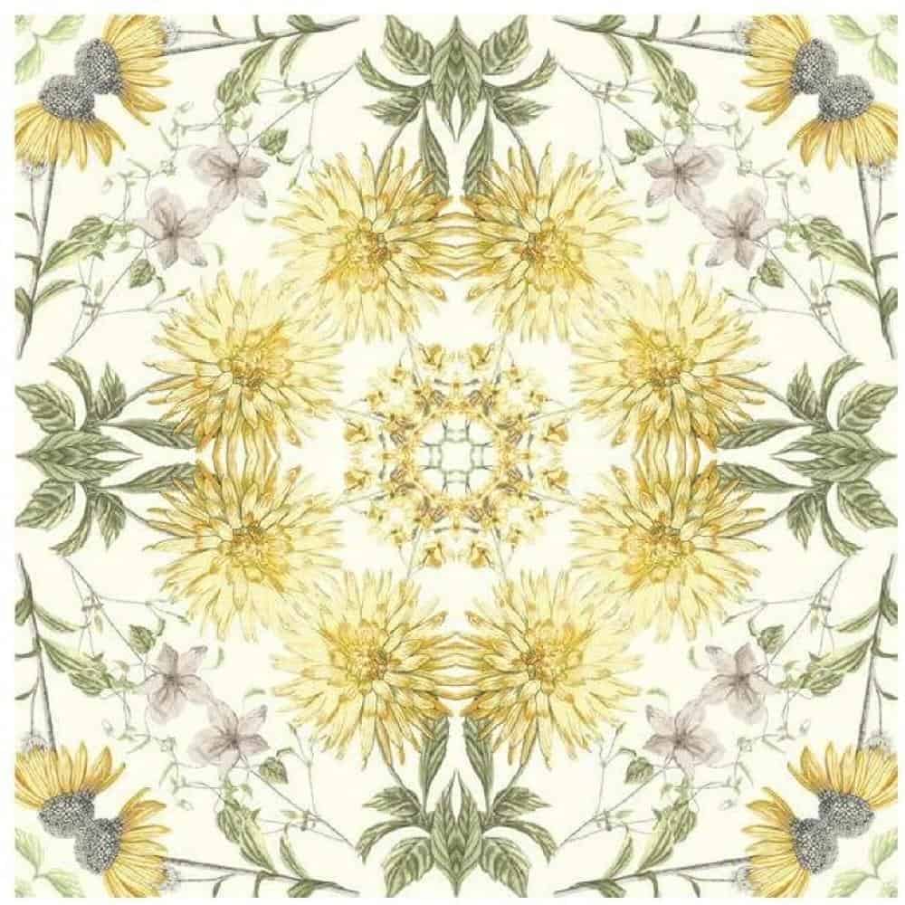 Yellow Daisies Floral Wallpaper Border Black eyed Susans Kitchen Sure Strip BP8138BD FREE Ship