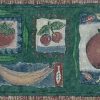 Kitchen vintage wallpaper border fruit, lemons, cherries, grapes, peaches, bananas, green, red, yellow