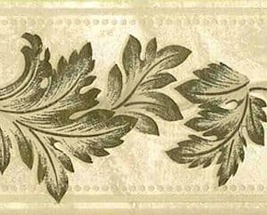 Vintage Wallpaper Border Gold Leaves Graham Brown UK 92219 FREE Ship