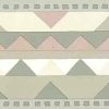 Waverly Pink Vintage Border, Gray, Southwest, geometric