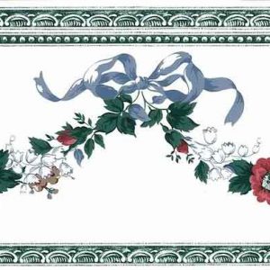 Waverly Floral Swag Vintage Wallpaper Border Cottage 555885 FREE Ship