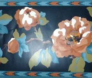 Southwestern Floral Vintage Wallpaper Border Waverly 561691 Free Ship