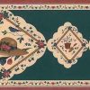 Green Garden Tool Wallpaper Border Sampler
