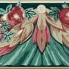 Vintage Swag Wallpaper Border with Tropical Feel