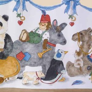 Vintage Animal Circus Wallpaper Border Childrens 750-S6131 FREE Ship