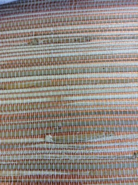 Brewster Copper Metallic Natural Grasscloth