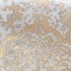 gold metallic damask wallpaper, gray, off-white, embossed