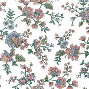 Pink Floral Vintage Wallpaper Cottage YM7064 Double Rolls