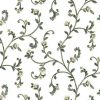 green scroll vintage wallpaper, gold, metallic, traditional, textured