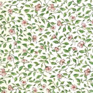 Cottage Floral Vintage Wallpaper English Pink Green GS740456 D/Rs