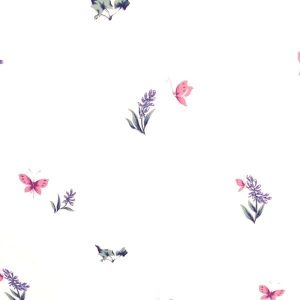 Butterfly Floral Kitchen Wallpaper Pink Purple GS1712 D/Rs
