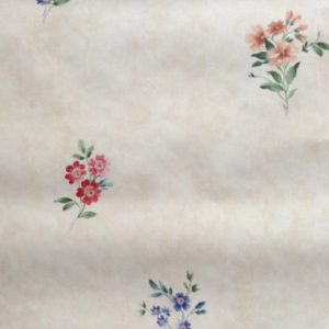 Summer Floral Vintage Wallpaper Red Blue Green BR20632 D/Rs