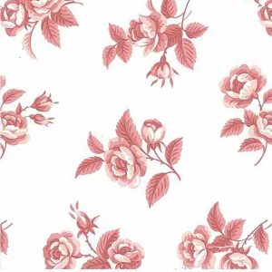 Waverly Roses Vintage Wallpaper Pink Floral 560074 D/Rs