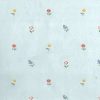 vintage wallpaper floral blue, yellow, pink, white, cottage style