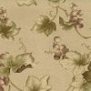 kitchen wallpaper red grapes, vines, beige, faux finish, taupe, brown, dining room, green, vines, leaves