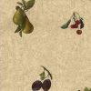cherries vintage wallpaper grapes pears