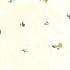Kitchen vintage wallpaper,pears, plums, peaches,flowers,