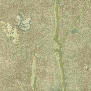 Bamboo Wallpaper Olive Green Ronald Redding IG2135 D/Rs