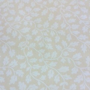 White Leaves Vines Wallpaper Beige Cottage Antonina Vella VB6776 D/Rs