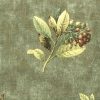 Trees wallpaper, Eddie Bauer, nature, leaves, pine cones, green, brown, yellow, faux finish, linen-like, rustic
