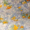 Bathroom reef wallpaper fish shells, water scene