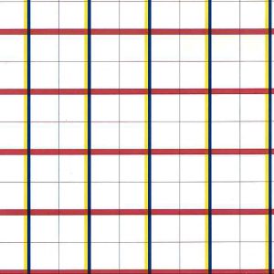 Plaid Vintage Wallpaper Kitchen Red White Blue Yellow TJ1091 D/Rs