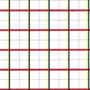 Plaid Vintage Wallpaper Kitchen Red White Blue Yellow TJ1091 D/Rs