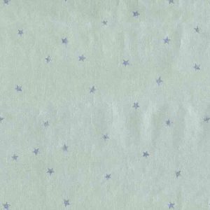 Silver Foil Vintage Wallpaper Bathroom Blue Stars BV021637 D/Rs