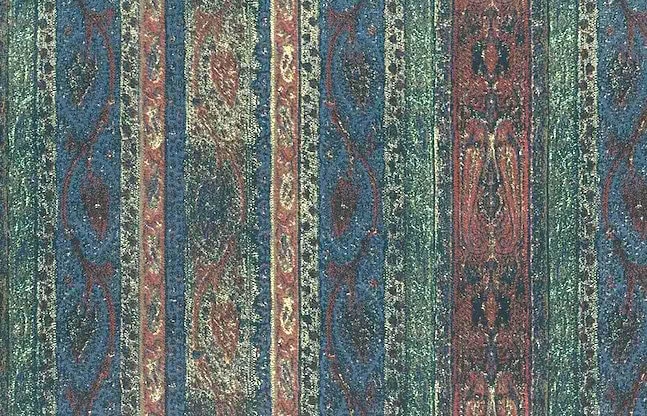 red blue green striped wallpaper