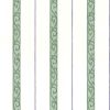 Waverly striped vintage wallpaper, green, purple, off-white, scrolls, bedroom, stripes