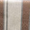 striped wallpaper brown damask, beige, blue, glazed, faux finish, living room, dining room, study
