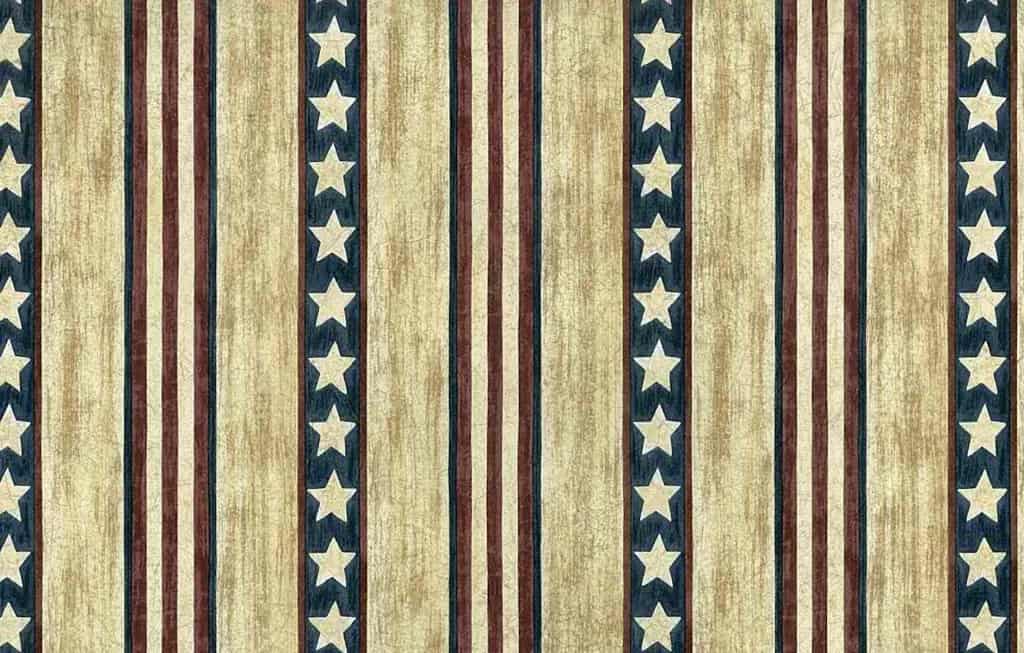 Stars Stripes Vintage Wallpaper