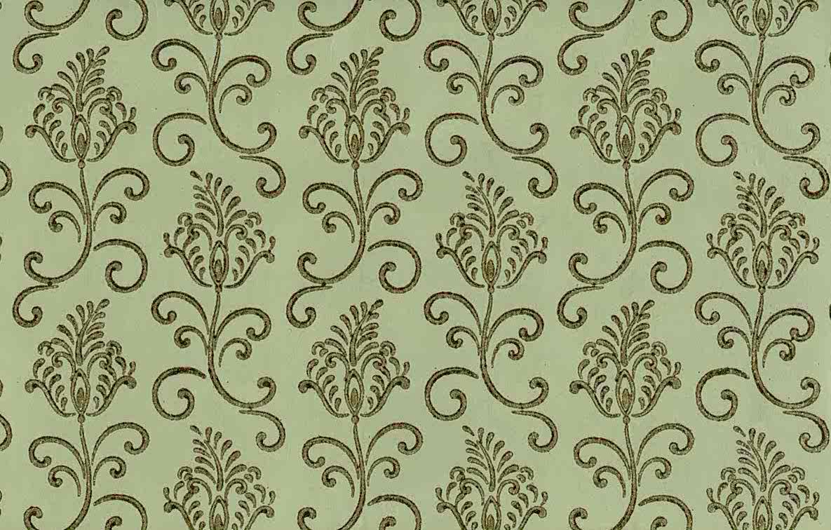 Wallpaper sage green gold