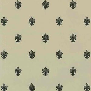 Fleur-de-lys Vintage Wallpaper Gray Taupe Black DP91084 D/Rs