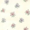 Victorian vintage wallpaper, floral, nosegayu, pink, lavender, cream, textured