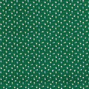 Green Small Floral Vintage Wallpaper Pink WT484 Double Rolls