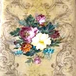 Taupe Floral Damask Wallpaper Rose Pink LB31106 D/Rs