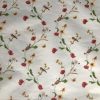 birds floral vintage wallpaper, cottage, red, green, butterflies