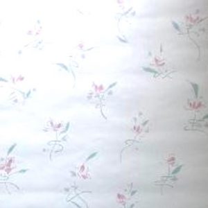 Green Pink Floral Vintage Wallpaper Blue Off-White 589421 D/Rs