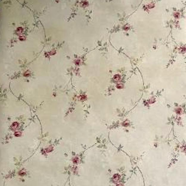 Vintage wallpaper Victorian roses