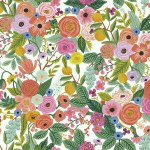 Rifle Garden Party Coral Wallpaper Orange Pink Green Floral RI5119