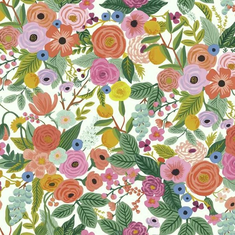 Rifle Garden Party Coral Wallpaper